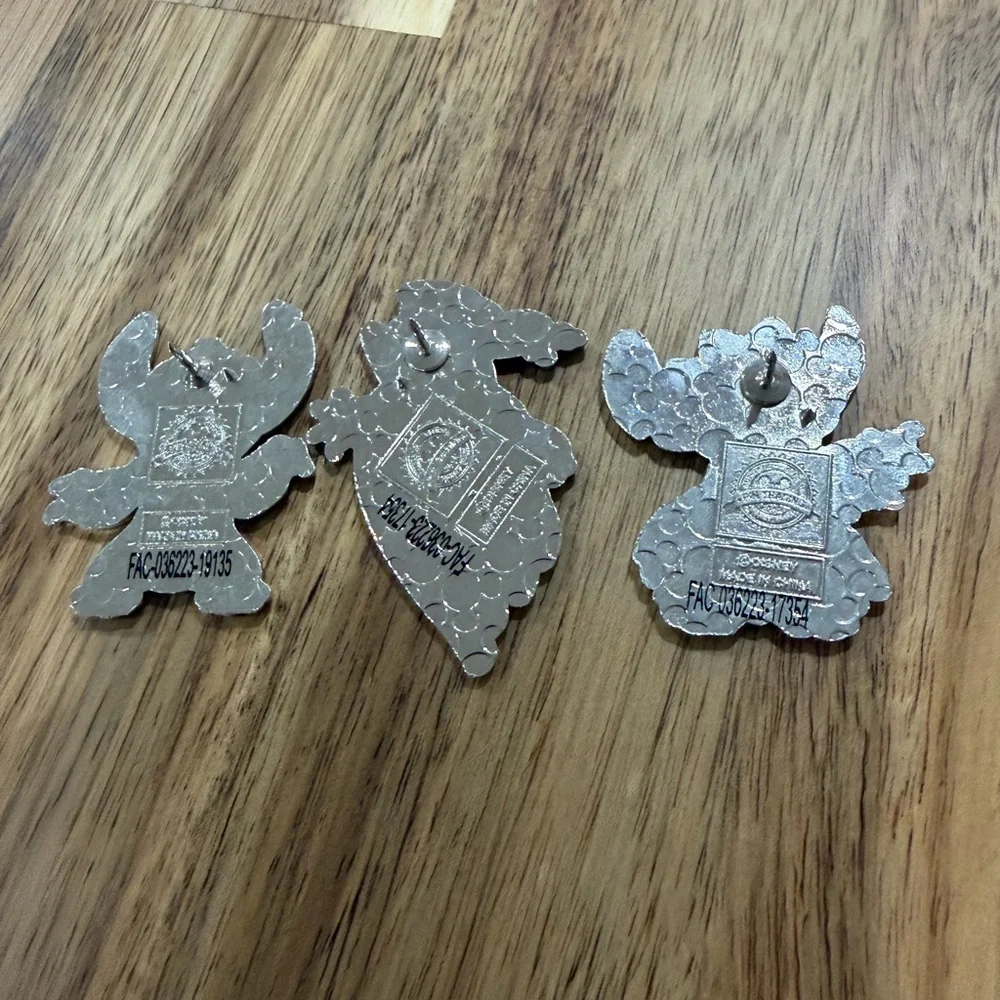 3/$30 Disney Park Stitch Character Enamel Pins Set - Picture 2 of 2
